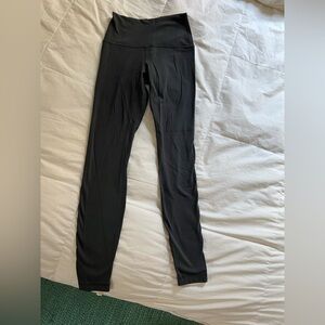 Lululemon dark gray align 25” inseam high waist leggings size 4